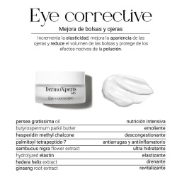 Contorno de ojos, crema antiojeras y bolsas en ojos, efecto lifting